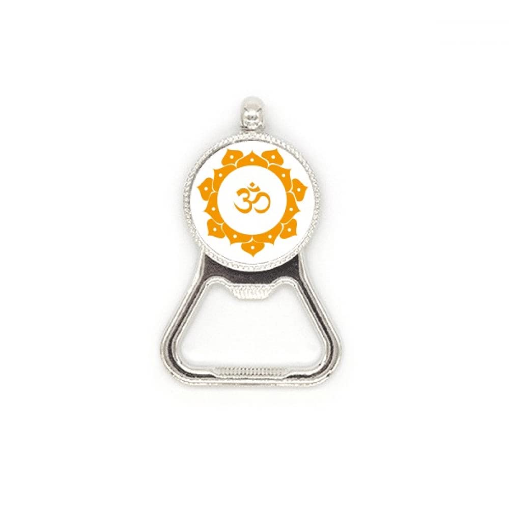 Décapsuleur en acier inoxydable lotus jaune une idée cadeau originale
