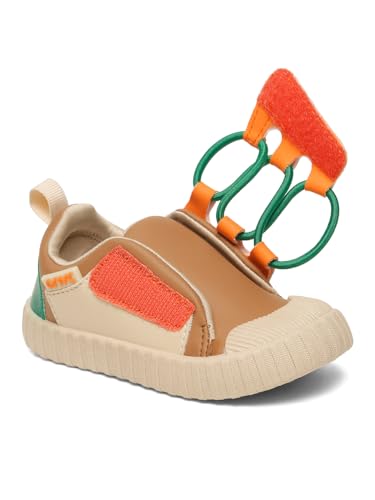 Image of ONYC Toddlers's Comfortable & Lightweight Lace-Free Sneakers - Yellow (Boys)