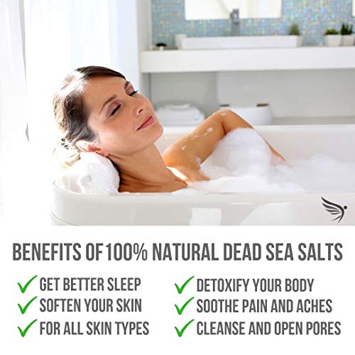 Muscle Pain Relief Bath Salts - Made in UK (450g) Natural Dead Sea Salts for Women Men. Luxury Detox with Essential Oils - Image 6