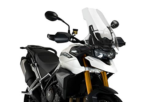 Bulle touring Puig 20375W transparente en acrylique 4 mm pour moto