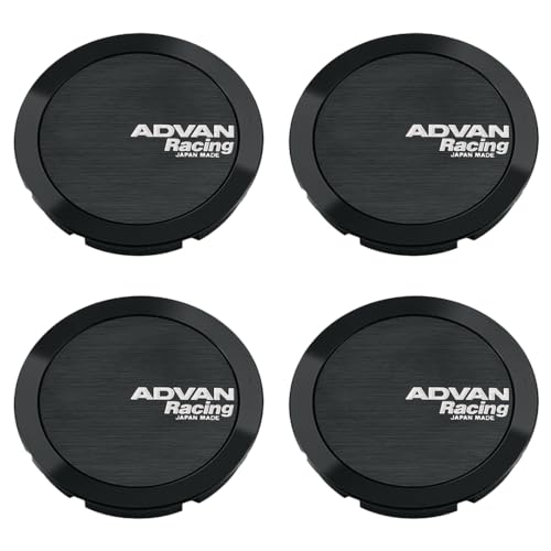 4�Z�b�g YOKOHAMA ADVAN Racing �Z���^�[�L���b�v �t���t���b�g�^�C�v ��63 �t���t���b�g �u���b�N PCD 100/��112�p 4�� ���R�n�} �A�h�o�����[�V���O C/C V0332