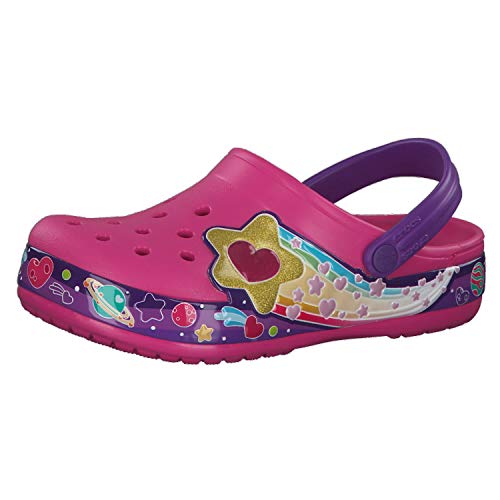 Crocs Kid's Galactic Hearts Clog, Fuchsia, 4 M Us Toddler #TOP29