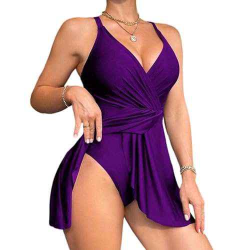 Robe de bain monokini avec contrôle du ventre pour sculpter la silhouette à la plage