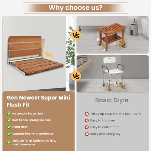 Mejores review On-line Sillas y Bancos de madera plegables favoritos de las personas. 23 Imagen adicional