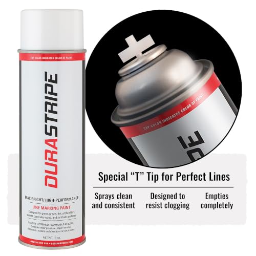 Image of Athletic Field Marking Paint (White) 12-18oz Cans Per Case