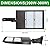 300W LED Parking Lot Lights- Surge Protection Built-in LED Shoebox Street Pole Lighting, Waterproof 42000LM 1-10V Dimmable Outdoor Commercial Area Road Lighting 5000K 200-480V DLC UL
