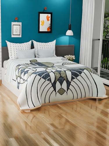 Image of Signature Aadhira Luxuriously Super Soft Double Ply Faux Mink Blanket - Heavyweight 4.5kg for Ultimate Winter Warmth 220x240CM 4.5Kg (Zen Pattern)