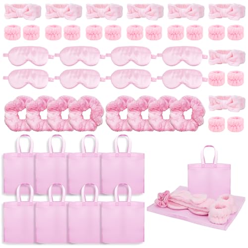 Fournitures de fête spa filles 48 pièces pour anniversaire sans désordre