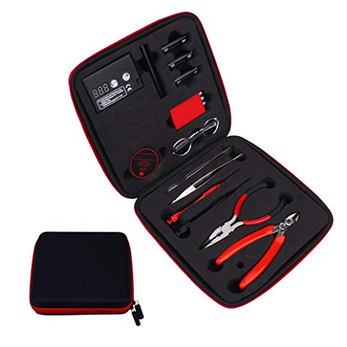 Silingsan Coil Master DIY Tool Kit Set di Attrezzi Sigaretta Elettronica Kit per Rigenerazione Delle Resistenze per Fai da te