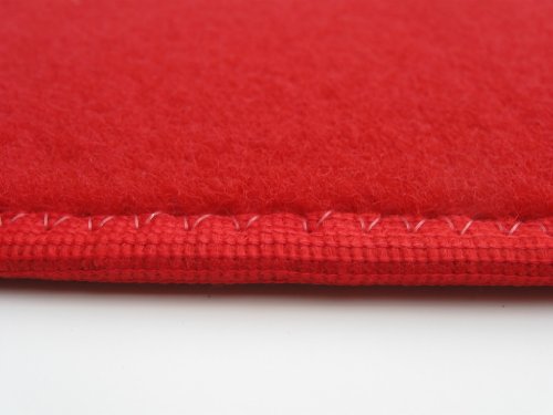 Tapete rojo de área 7'x12' para interior y exterior miniatura 3