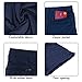 LUEXBOX Pocket Underwear for Men with Secret Hidden Pocket, Travel Boxer Briefs, XX-Large Size 2 Packs (Dark Blue)
