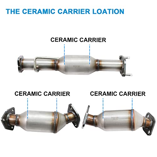 Boardroad Catalytic Converter Stainless Steel High Flow For 09-17 Chevrolet Traverse/08-17 Buick Enclave/07-17 Gmc Acadia/07-10 Saturn Outlook #TOP1