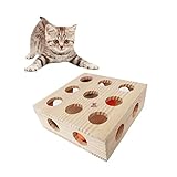 Litewoo Cat Interactive Toys Wooden Educational Exploration Mole Games Fun Maze Box Cat Hunting...