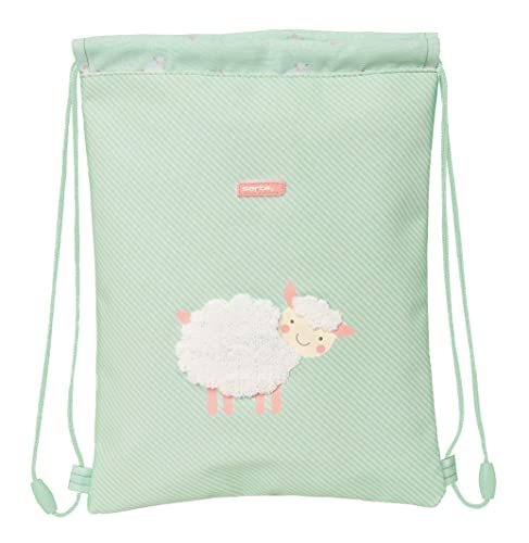 Saco Plano Junior Facil Limpieza Safta Preescolar "Ovejita"