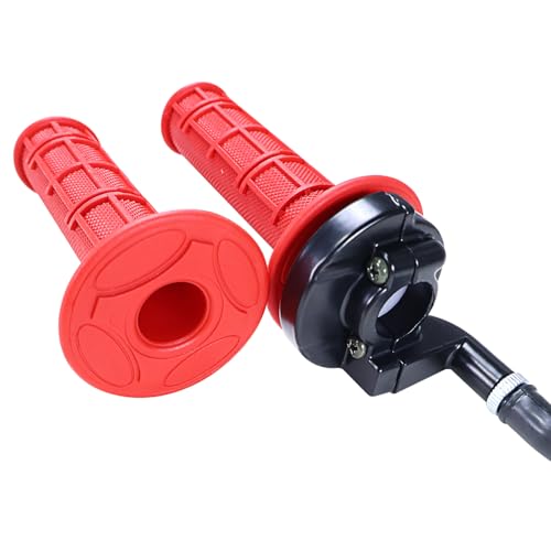 Image of 22mm Throttle Cable Grips Assembly for 110cc 125cc SSR Coolster Apollo CRF50 Roketa Pit Dirt Bike Coleman CT100U CC100X CT200U BT200X Motovox MBX10 MBX11 Baja Doodle Bug DB30 Mini Bike