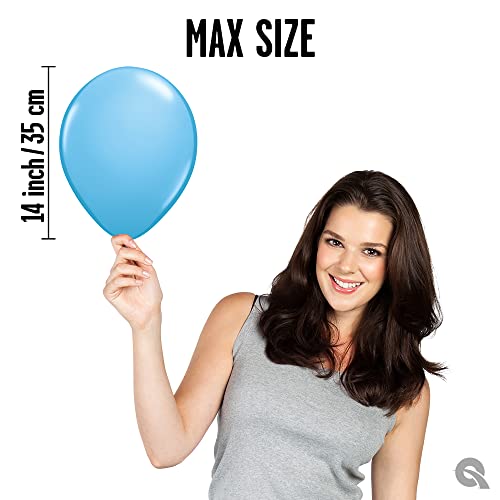 Image of Qualatex 11 inch Pale Blue Balloons (100ct) by Pioneer Balloon Company