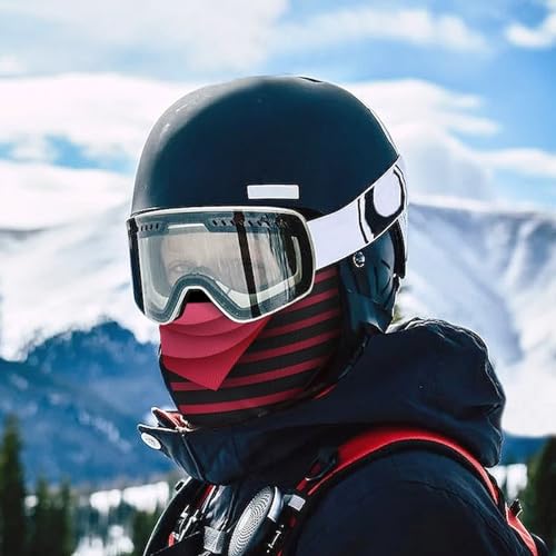 Balaclava con Estampado de Rayas y Corazones para Hombres y Mujeres, Máscara Facial de Protección Solar Transpirable para Cabeza Completa para Senderismo, Ciclismo, Correr y Conducir miniatura 5