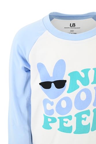 Image of Unique Baby Boys Long Sleeve Raglan Graphic T-Shirt for Toddlers and Kids