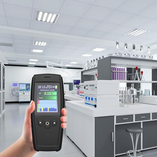 Detector de radiación nuclear portátil con pantalla LCD miniatura 4