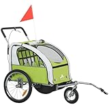 Aosom Elite 360 Swivel Bike Trailer for Kids...
