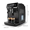 Philips 2200 Series Macchina da Caffè Automatica - Montalatte Classico, Display Touch Intuitivo, Nero Opaco (EP2220/10)