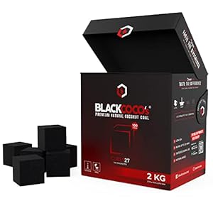 BLACKCOCO's Shisha Kohle 2KG CUBES27+ Naturkohle