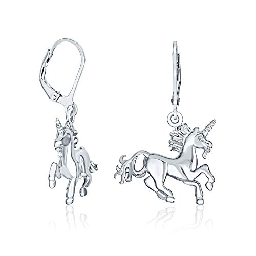 Unique Pegasus Horse Mythical Magical Unicorn Dangle Earrings For Women