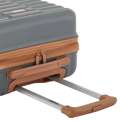 Image of Wrangler 22 inch Outrider Hardside Carry-On Luggage, Lava Smoke