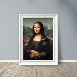 Leonardo da Vinci - Mona Lisa - 1503 - Famous Art Poster Print - Satin Paper - Vintage Wall Art - Home Wall Decor - Quality UNFRAMED Posters (A5-148 x 210mm - 5.8 x 8.3 in)