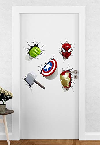 DivineDesigns Avengers Tools Door Sticker | Sticker for Living Room, Bedroom, Office (Vinyl, Standard, Multicolour)