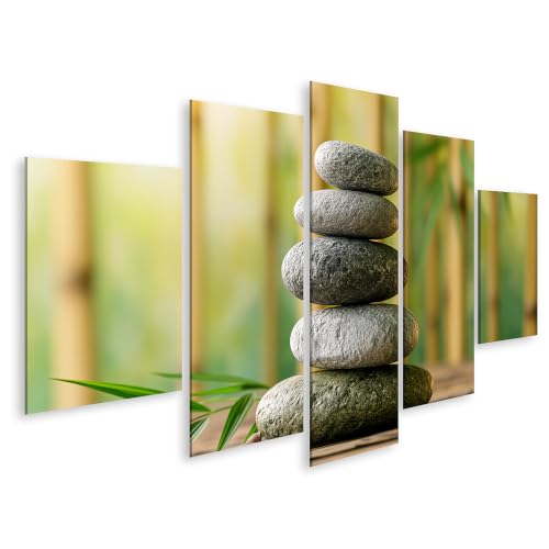 Tableau sur toile galets zen harmonieux pour apaiser votre esprit au quotidien