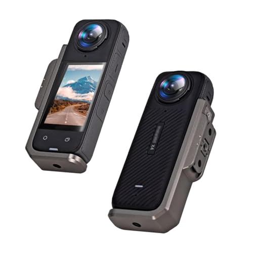 Image of Insta 360 One X3 X4 X2 Lens Guard Protection Cover Cage Plastic case with All Accessories with Action Camera Shock Proof and Water Proof Battery Charger vlog vlogging (Horizontal Mount X5 /X4)