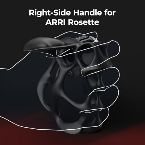 Image of SMALLRIG 360 Rotating Hollow Right-Side Handle for ARRI Rosette, 15kg / 33lb Load for Camera Cages & Shoulder Rigs