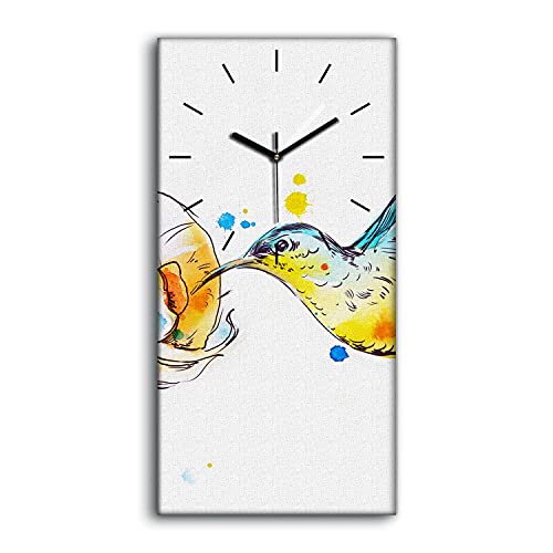 Horloge sur Toile Silencieuse Ne Pas Tic Tac Décoration Salon 30x60