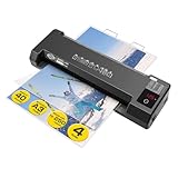 SINCHI A3 Thermal Laminator & Foil Applicator | 40s Warm-Up, 45s/Page | 4 Rollers, 75–250 Mic | LED Touch Panel, Jam Release, Auto Shut-Off, 10 Pouches & 1 Cleaning Paper, for Office, School & Crafts