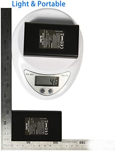 DSTE 2x NP-W126 Replacement Battery + Dual USB Charger with LCD Display Compatible with NP-W126S and FUJI HS30 EXR,HS30EXR,HS33 EXR,HS50 EXR,HS50EXR,X-A1,XA1,X-E1,XE1,X-M1,XM1,X-Pro1,XPro1,X100V