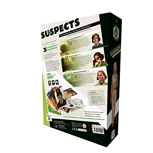 Jeu Suspects 2 - Studio H : Résolvez 3 énigmes policières en coopération