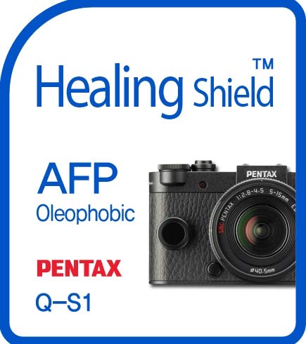 Healingshield �X�L���V�[���t���ی�t�B���� Oleophobic AFP Clear Film for PENTAX Camera Q-S1 [2pcs]