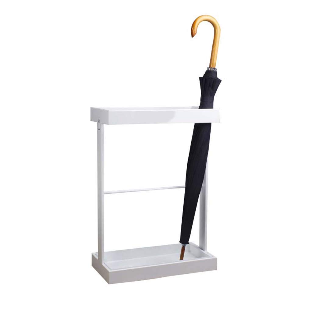 Support de rangement en fer polyvalent avec collecteur d'eau pour parapluies pliants