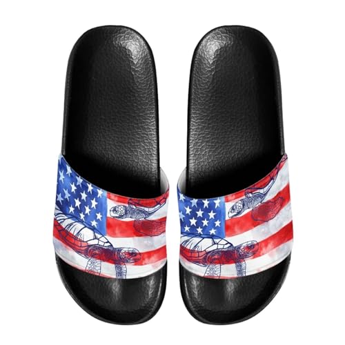 Image of Footwear for Mens Open Toe Athletic Sandals Anti-Slip Sole Slide Sandals Pillow House Flat Shoes Comfortable Slip On Slippers for Indoor & Outdoor