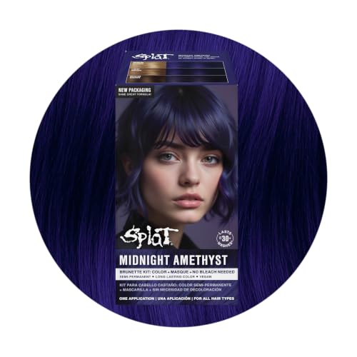 Splat Midnight Amethyst Semi Permanent Hair Dye Kit, 1 Application