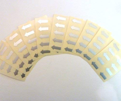 100 Pfeil-Etiketten – 20x10 Mm, Hellgrün, Abziehbar, Niedrige Haftkraft, Für Ordnen & Markieren