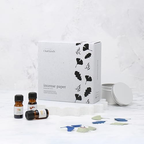 Incense Paper Making Kit by OurHands - Make your own incense from premium natural papers and three different scented oils