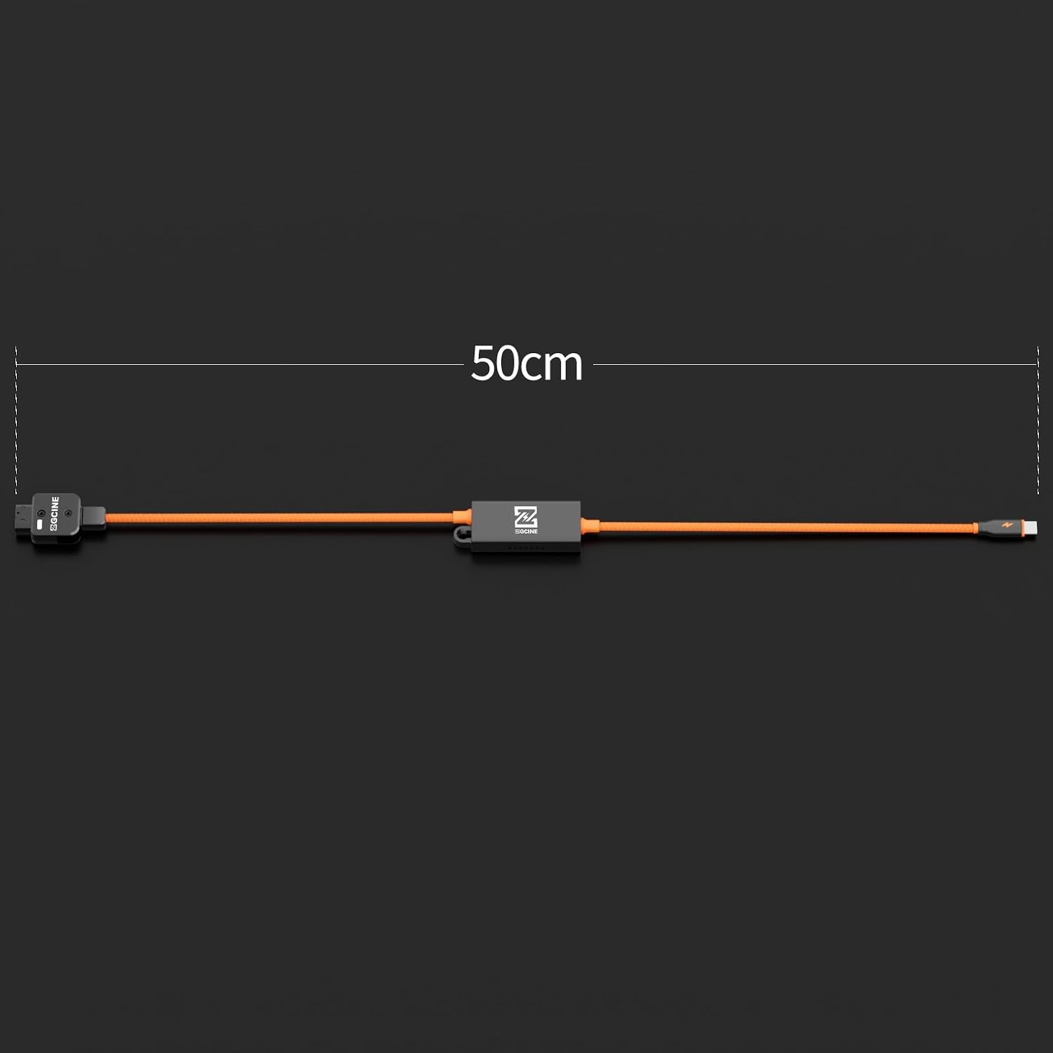 ZGCINE DT-PD D-Tap to USB-C PD Bidirectional Charger Cable 65W | 65W USB-C PD in/out cable for V-mount batteries, mirrorless cameras, phones, for MacBook and for iPad charging workflows.