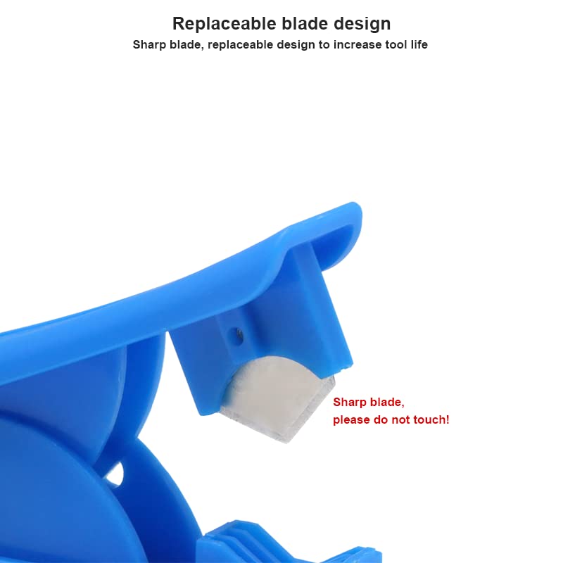 Tagliatubi In Plastica Per Tubi Idraulici - Cesoie Per Tubi In Gomma, Silicone, PVC E Nylon - Foto 5