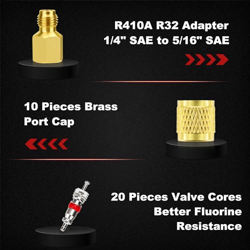 limontek HVAC Ball Valve Core Removal Tool Set,for R410A,R134A,R12 22,Brass by limontek - Used condition - Image 6