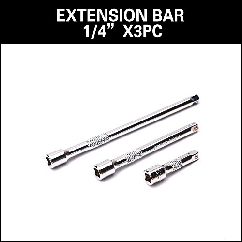 Image of 9-Piece Socket Extension Bar Set, Ratchet Extension Bar Set,1 /4 inch, 3 /8 inch, and 1 /2 inch Impact Drive Socket, Drive Tool Accessory, CR-V Steel Storage Tray
