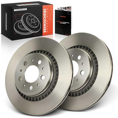 Frankberg Brake Disc Set incl. 2x Discs Rear Vented Ø308mm Compatible with XC90 I 275 XC90 I Van 275 Replace# 31423152