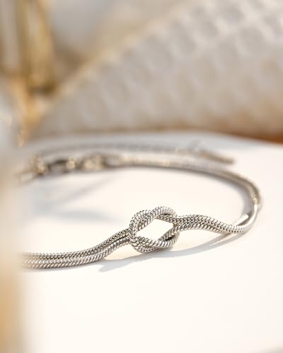 Tarsus Love Knot Friendship Bracelets, Best Friend Birthday Mothers Day Christmas Jewelry Friendship Gifts for Women Bff Bestie4