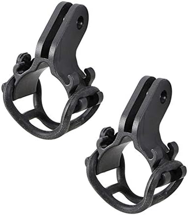 JooFn 2pcs Flashlight Holder Bicycle Bike Torch Light Mounting Bracket for Go Pro Type Mount Interface